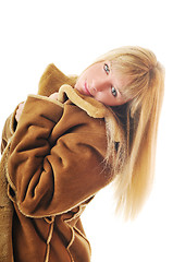 Image showing woman winter coat