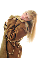 Image showing woman winter coat