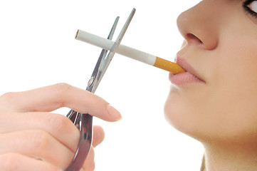 Image showing stop smoking