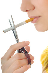 Image showing stop smoking