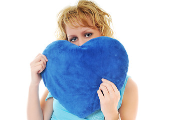 Image showing woman heart isolated