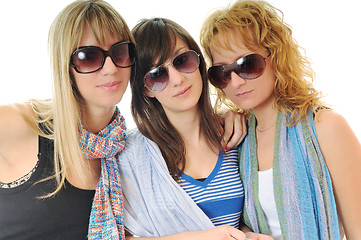 Image showing three woman isolated