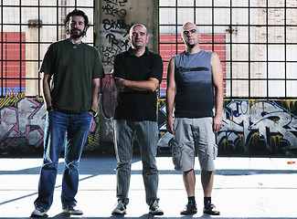 Image showing three man group 