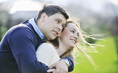 Image showing happy couple outdoor