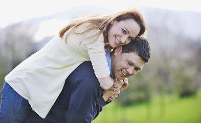 Image showing happy couple outdoor