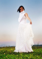 Image showing bride outdoor ;)