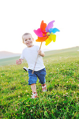 Image showing happy child have fun outdoor