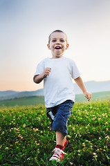 Image showing happy child have fun outdoor