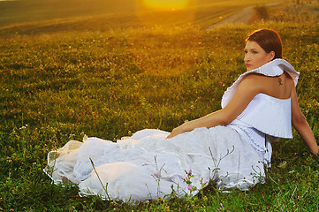 Image showing bride outdoor ;)