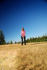 Image showing woman running