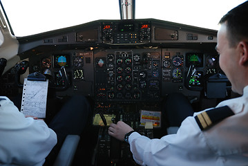 Image showing airplane cockpit