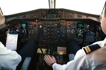 Image showing airplane cockpit