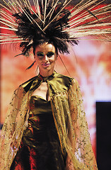 Image showing fashion show woman catwalk