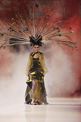 Image showing fashion show woman catwalk