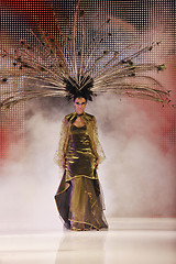 Image showing fashion show woman catwalk