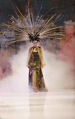 Image showing fashion show woman catwalk