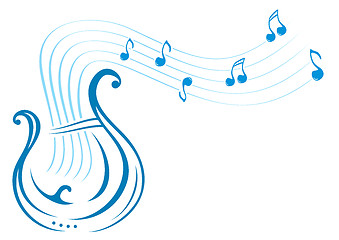 Image showing Lyre music