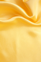 Image showing Smooth elegant golden silk