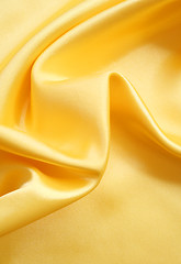 Image showing Smooth elegant golden silk 