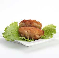 Image showing roasted cutlets of pork