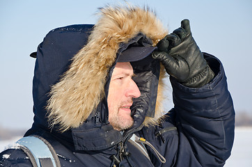 Image showing desperate climber