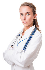 Image showing doctor with stethoscope