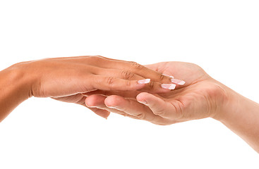 Image showing Caring hands 