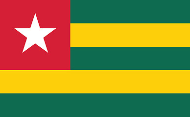 Image showing Flag of Togo