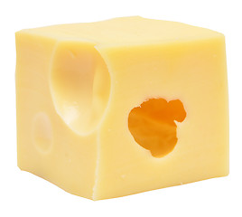 Image showing cheese cube