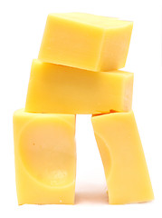 Image showing cheese cubes