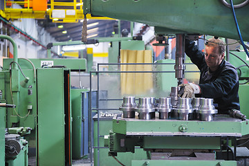 Image showing industry workers people in factory