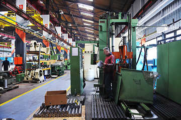 Image showing industry workers people in factory