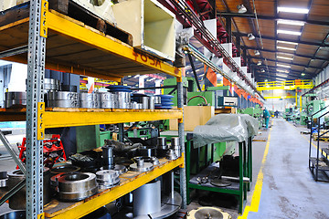 Image showing metal industy factory indoor