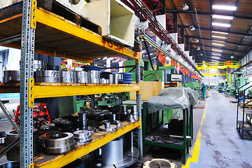 Image showing metal industy factory indoor