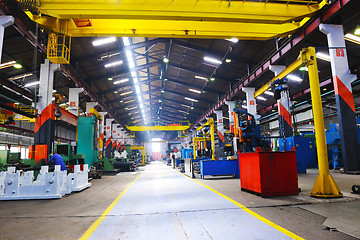 Image showing metal industy factory indoor