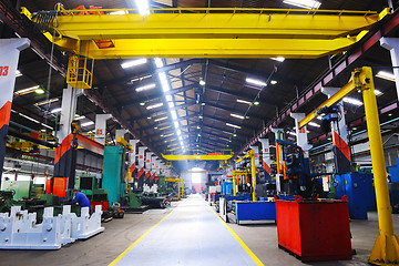 Image showing metal industy factory indoor