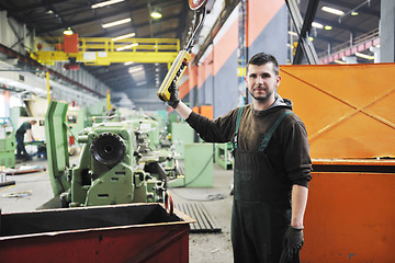 Image showing industry workers people in factory