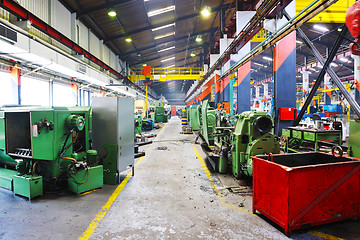 Image showing metal industy factory indoor