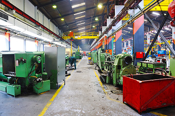 Image showing metal industy factory indoor