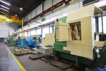 Image showing metal industy factory indoor