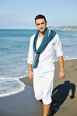 Image showing young man at beach