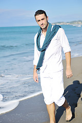 Image showing young man at beach