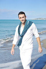 Image showing young man at beach