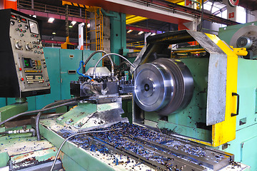 Image showing metal industy factory indoor