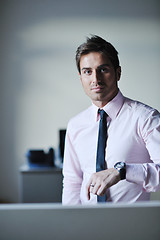 Image showing young businessman at office