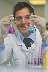 Image showing doctor scientist in labaratory