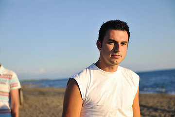 Image showing young man at beach