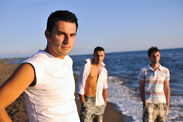 Image showing young man at beach