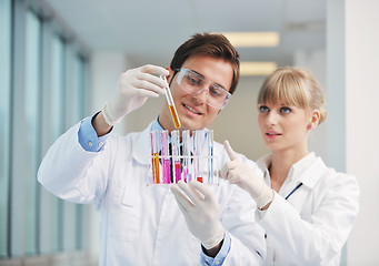 Image showing science people in bright lab