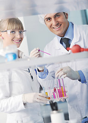 Image showing science people in bright lab